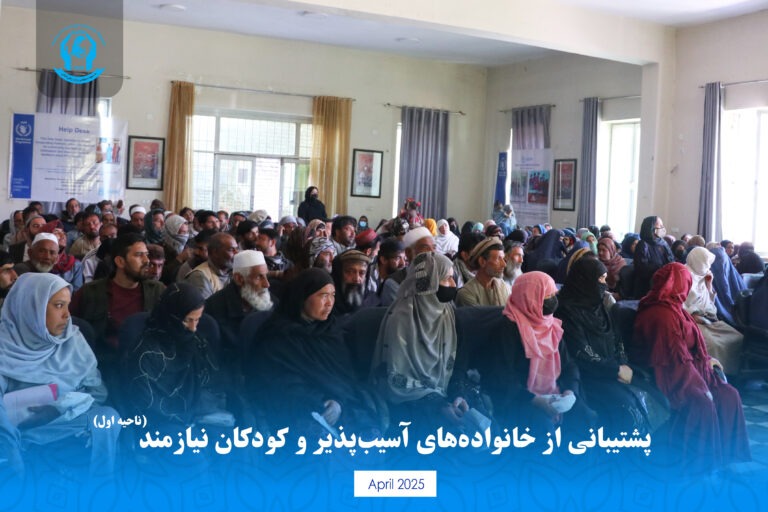 Cash and Aid Distribution PD1, Kabul | April 2025